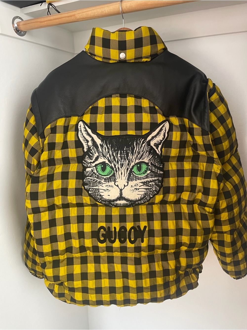 Gucci ‘Guccy’ Mystic Cat Puffer Jacket